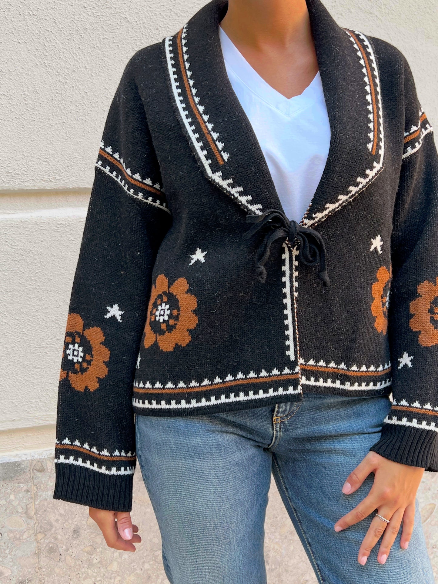 Cardigan fiore Vicolo
